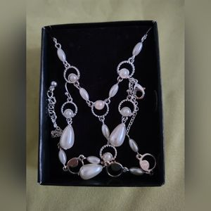 Necklace Earrings Bracelet Set
